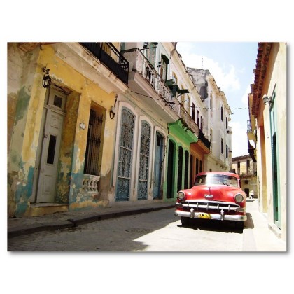 Αφίσα (cuba libre, αυτοκίνητο, γείτονας, δρόμος)